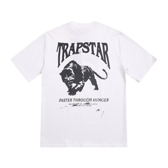 Trapstar Black Panther White T Shirt - Picture 1 of 11